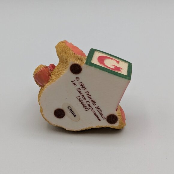 Cherished Teddies Bear with ABC "G" Block (158488G) 1995 - Picture 7 of 9